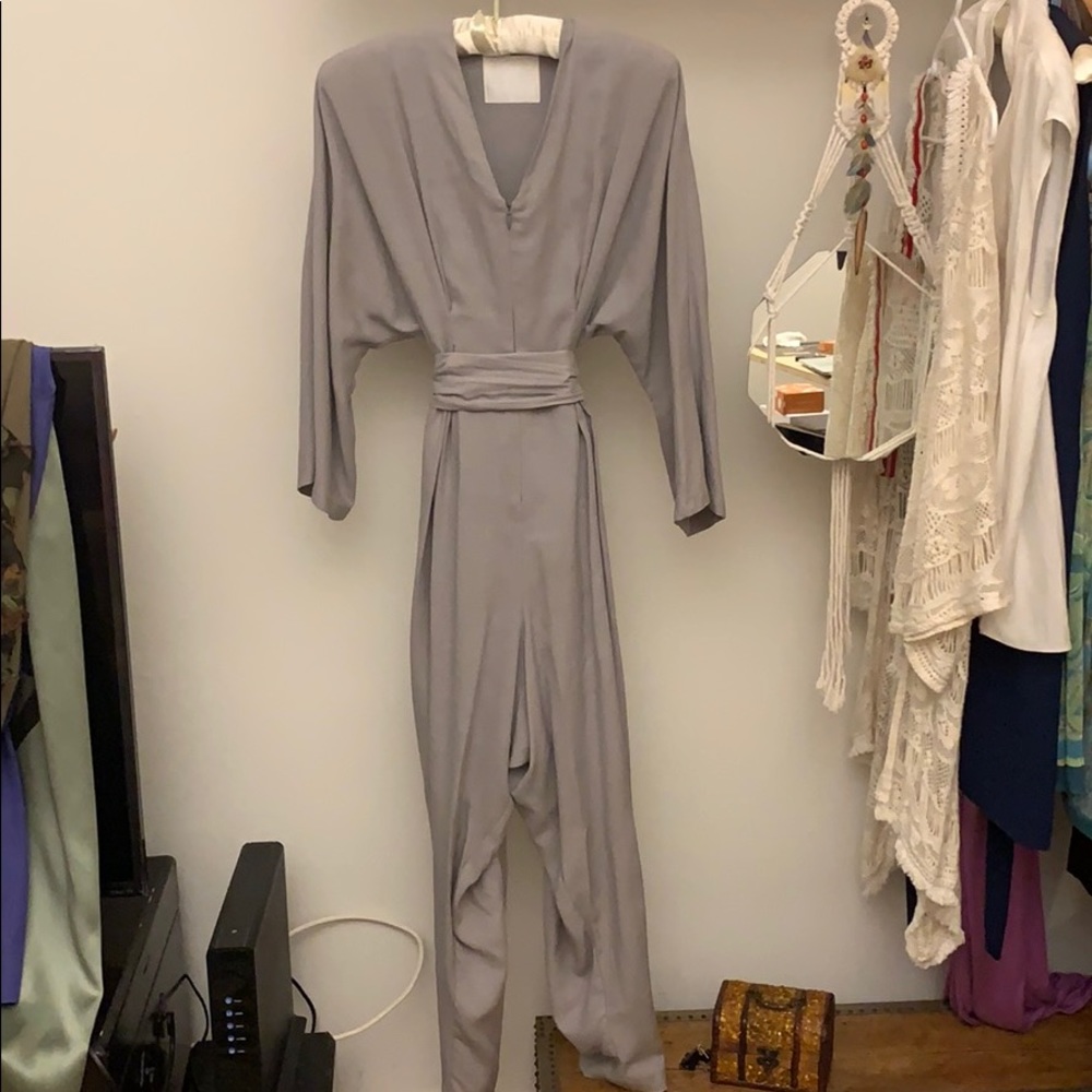 Kimono style harem jumpsuit 100% linen